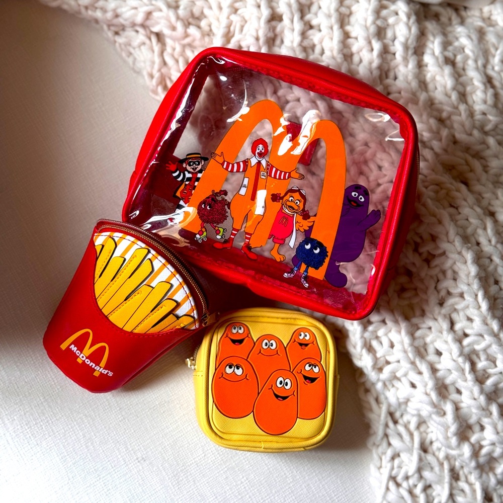 BoxLunch McDonalds Cosmetic Bag Set